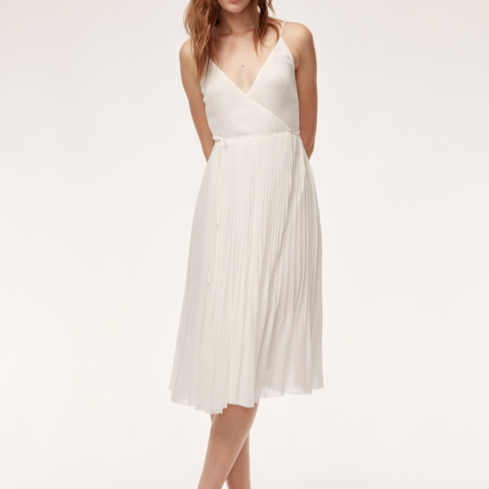 Wilfred White Wrap Dress